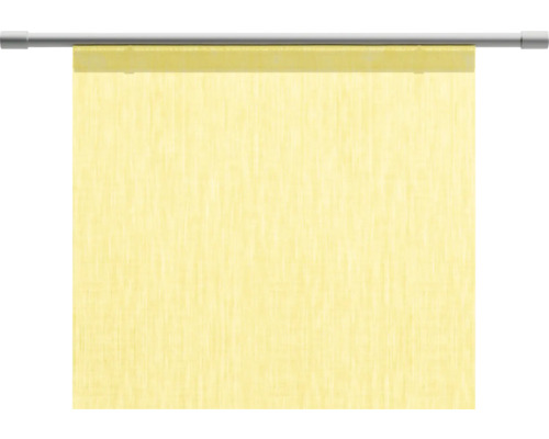 Store enrouleur jaune avec suspension