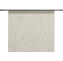 Panneau japonais avec barre de lestage sur tringle à rideaux