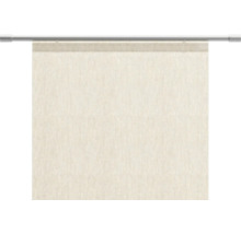 Panneau japonais beige sur tringle à rideaux