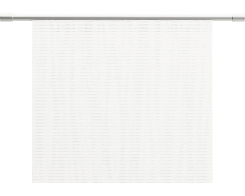 Store enrouleur blanc avec rail métallique