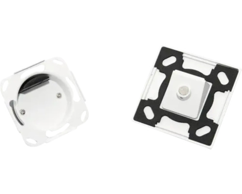 Zwei magnetische Türfeststeller zur Wandmontage