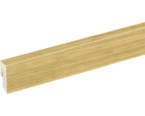 Fussleiste mit Holzdekor