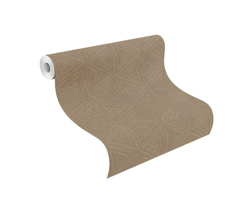 Rouleau de papier peint avec motif géométrique triangulaire
