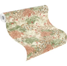 Rouleau de papier peint à motifs végétaux
