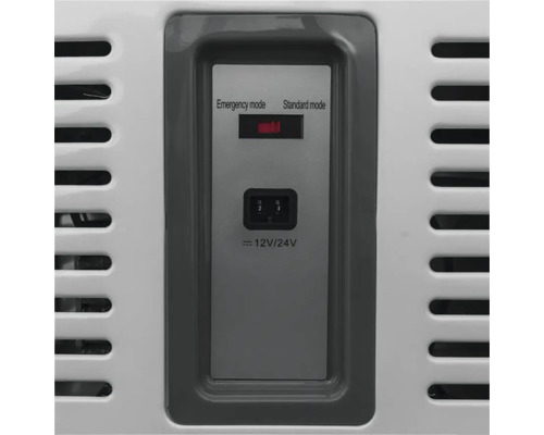Mode d''alimentation de secours et indicateur de mode standard avec connexion 12 volts / 24 volts