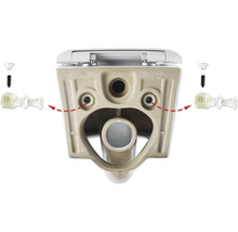 Matériel de fixation pour toilettes