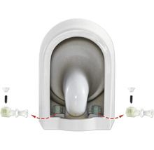 Fixation d''un WC sur pied