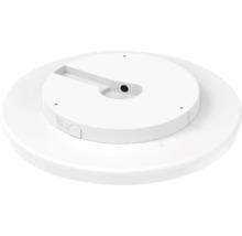 Weisse Deckenleuchte von unten