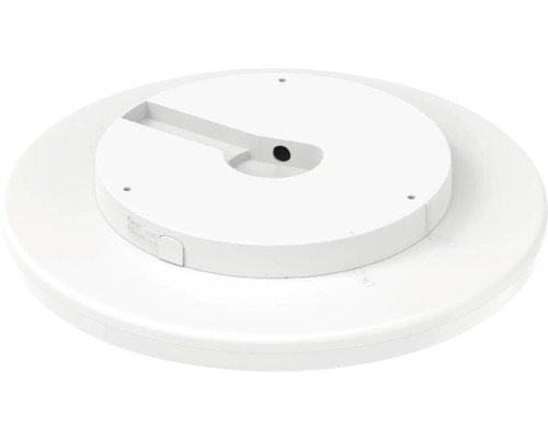 Weisse Deckenleuchte von unten