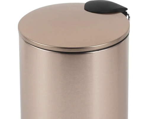 Poubelle avec couvercle et design rond