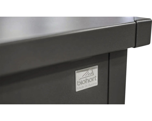 Logo Biohort sur un produit de jardin