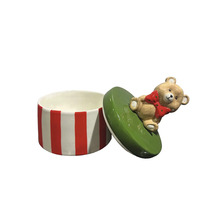 Dekoratives Gefäß mit Bärenmotiv für die Aufbewahrung