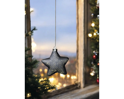 Dekorativer Stern zum Aufhängen als Weihnachtsbaumschmuck