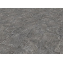 Revêtement de sol posé avec décor en pierre