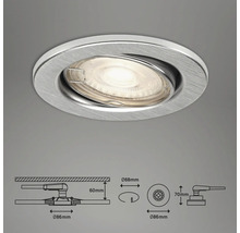 Spot encastrable avec dimensions