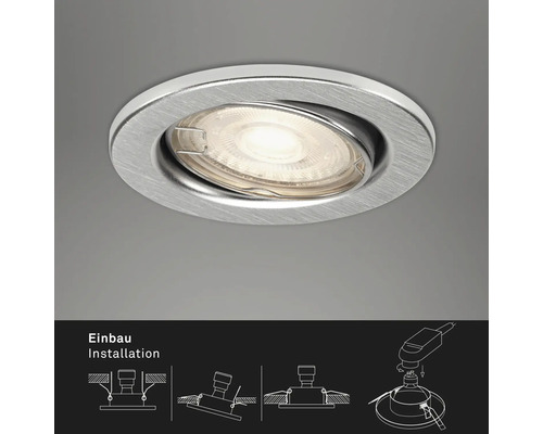 Deckeneinbaustrahler mit Installationsanleitung