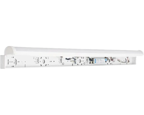 Luminaire blanc pour pièce humide pour montage au plafond, ouvert