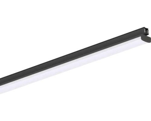 Schwarze LED-Schiene für Innenräume