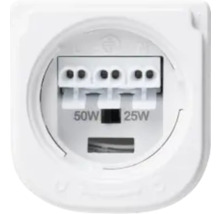 Anschlussdose mit Leistungsoptionen 25 Watt und 50 Watt