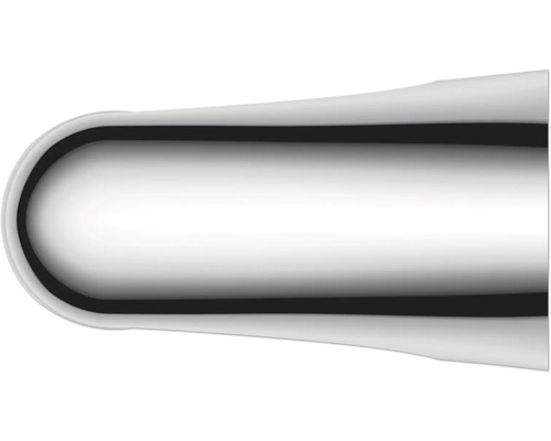 Vue détaillée d''une pomme de douche métallique