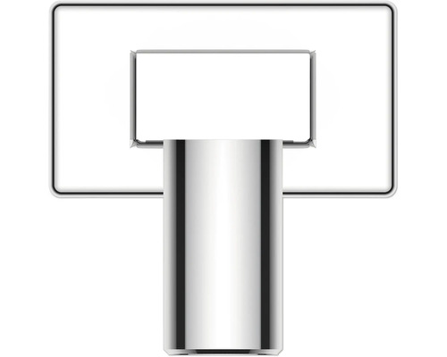 Leeres Schild mit Halterung für Beschriftungen