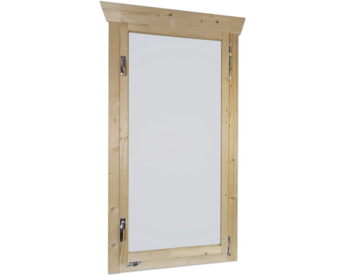 Fenêtre en bois avec ferrures de fenêtre