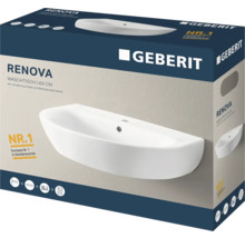 Emballage d''un lavabo Geberit Renova, 60 centimètres