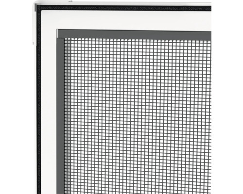 Detailansicht eines Insektenschutzgitters für Fenster