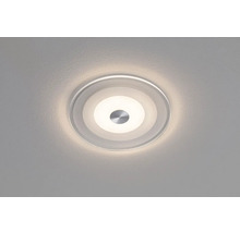 Plafonnier rond avec lumière centrale et bord décoratif