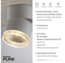Neuhaus Pure Deckenleuchte mit LED Technik