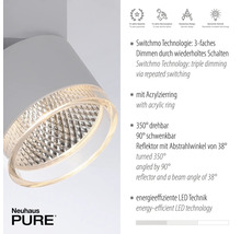Neuhaus Pure Deckenleuchte mit Acrylring