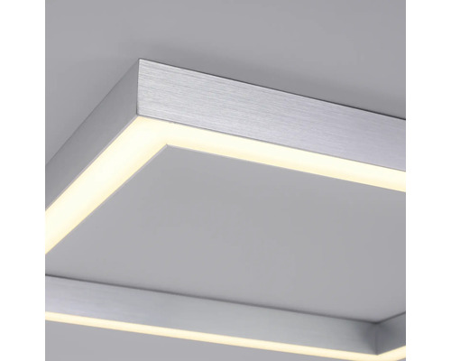 Quadratische Deckenleuchte aus Metall mit LED-Beleuchtung