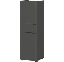 Armoire haute avec deux portes et poignées