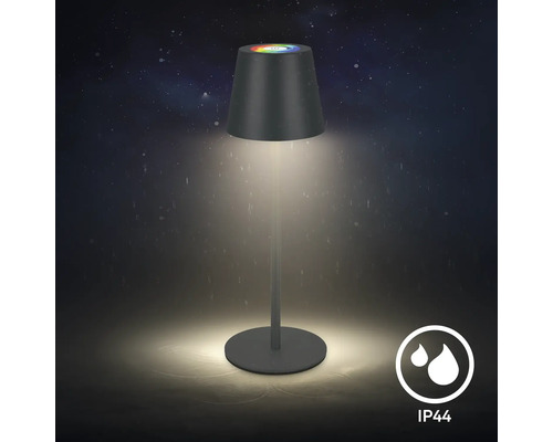 Dekorative Tischleuchte mit Schutzart IP44