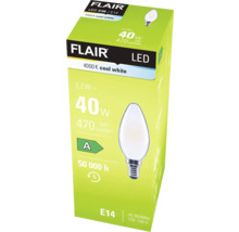 Emballage d'une lampe LED Flair C35/E14 avec 4000 Kelvin