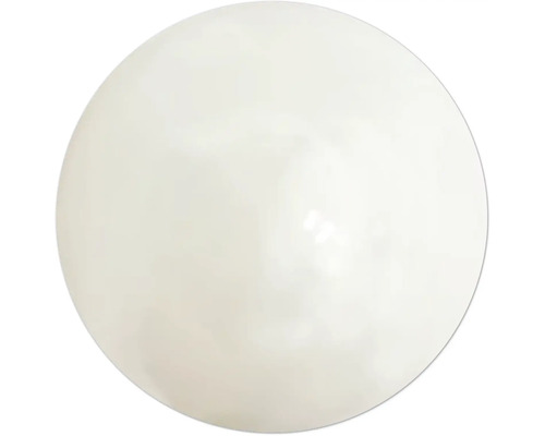 Boule en verre blanche