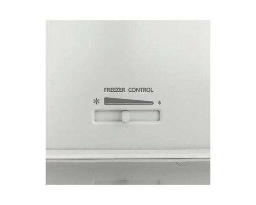 Gros plan sur la commande du congélateur avec curseur pour régler la température