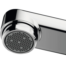 Detailaufnahme eines Wasserhahn-Strahlreglers