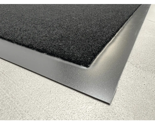 Paillasson noir avec bordure