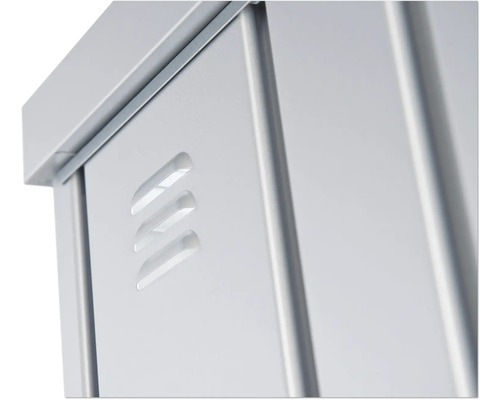 Gros plan d''une armoire métallique avec des fentes d''aération