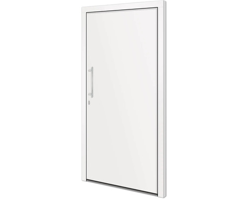 Weisse Innentür mit Türgriff