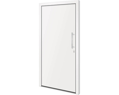 Porte intérieure blanche avec poignée