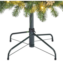 Support de sapin de Noël en métal avec arbre et décoration