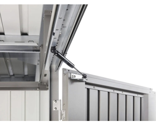 Vue détaillée d''une armoire à outils avec ressort à gaz