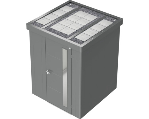 Gartenschrank mit Dach, Tür und Fenster