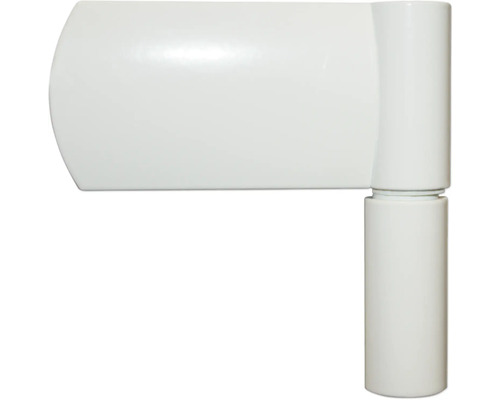 Paumelle de porte blanche