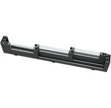 Querschnitt eines Fensterrahmens mit Glas