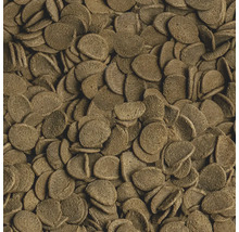 Nahaufnahme von Fischfutterpellets