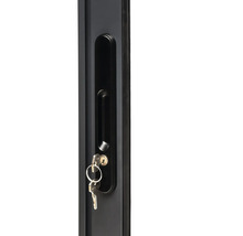 Garniture de porte avec poignée et clé