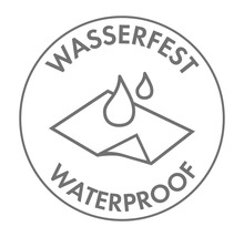 Symbol für wasserfest